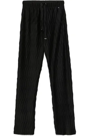 HERNO Plissé tapered trousers