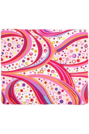 PUCCI Junior Marmo-print blanket