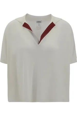 Loewe Collar-detail short-sleeve top