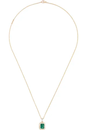 MAOR 18K yellow Equinox peridot necklace