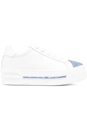 RENE CAOVILLA Crystal-embellished sneakers
