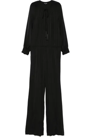 Tom Ford Gathered long-sleeve jumpsuit