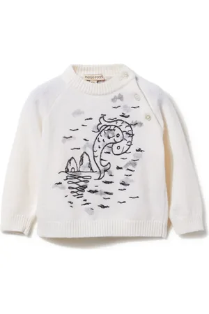 PUCCI Junior Embroidered wool sweater