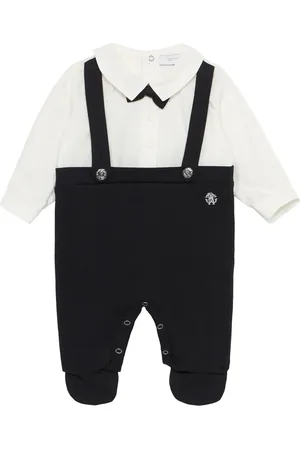 Roberto Cavalli Bow-tie romper suit