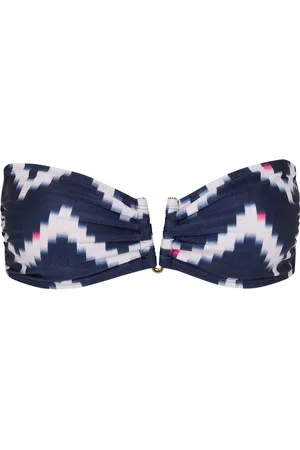 Lenny Niemeyer Chevron-print bikini top