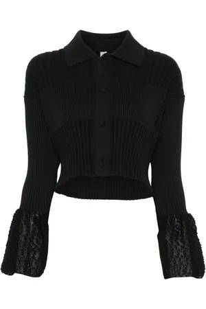 CFCL Fluted Ornament cropped cardigan