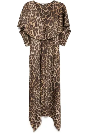 Stella McCartney Leopard print midi dress