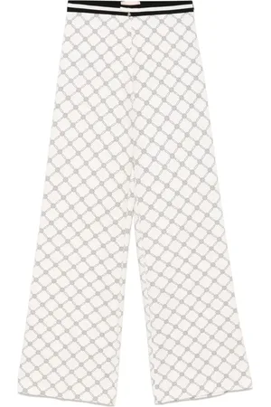 Elisabetta Franchi Logo-print trousers