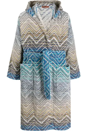 Missoni Zigzag-print towel robe