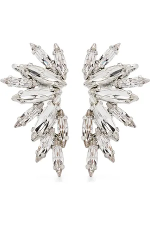 MAGDA BUTRYM Crystal marquise earrings