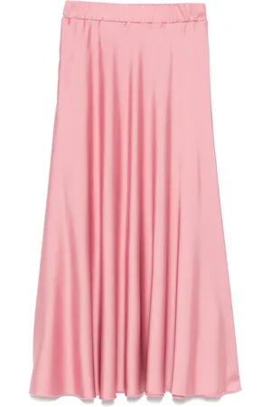 D.EXTERIOR Satin midi skirt