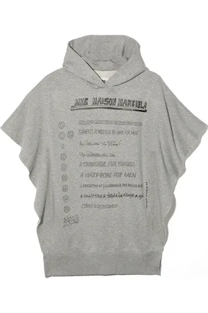 Maison Margiela Logo print sleeveless hoodie