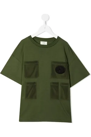 Fendi FF logo-patch multi-pocket T-shirt