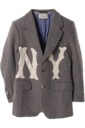 Gucci X New York Yankees 2010s tweed blazer