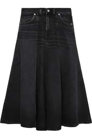 haikure A-line denim skirt