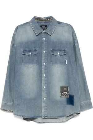 FIVE CM Patched shirt