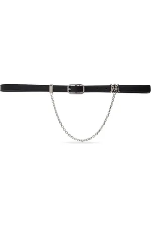 AMIRI Chain-detail leather belt