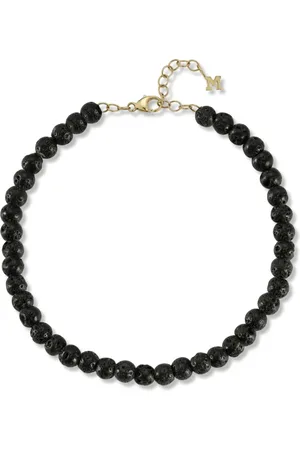 Mateo 14K yellow gold Lava Rock bracelet