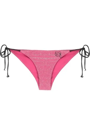 Karl Lagerfeld Ikonik 2.0 Lurex String bikini bottoms