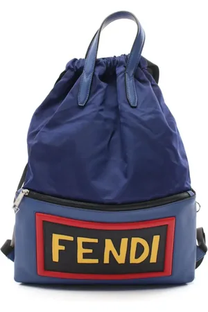 Fendi 2010 logo-appliqu?? backpack