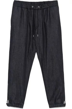 Moncler Logo-patch tapered trousers