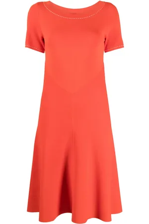 Paule Ka Woven short-sleeve dress