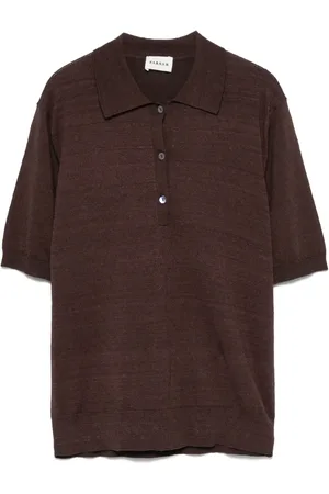 P.A.R.O.S.H. Fine-knit polo top