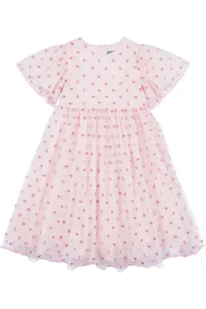 Moschino Lurex-detail tulle dress
