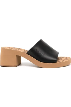 See by Chloé Leather block-heel sandals