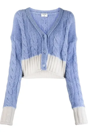 Filippa K Cable-knit cropped cardigan
