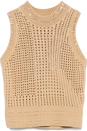 ERMANNO SCERVINO Crystal-embellished tank top
