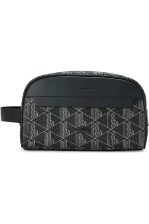 Lacoste Monogram-pattern wash bag