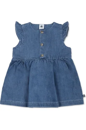 Petit Bateau Sleeveless denim dress