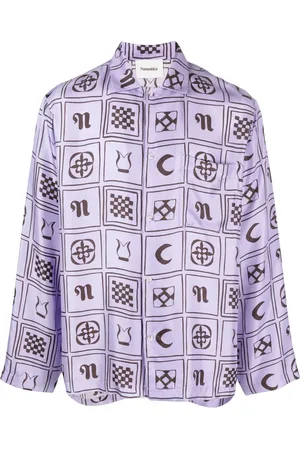 Nanushka Graphic-print long-sleeve shirt