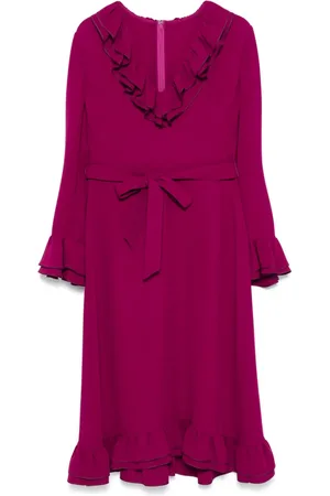 VALENTINO GARAVANI Crepe midi dress