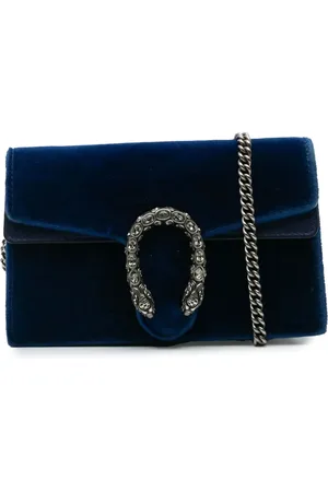 Gucci 2016-2024 Super Mini Velvet Dionysus crossbody bag