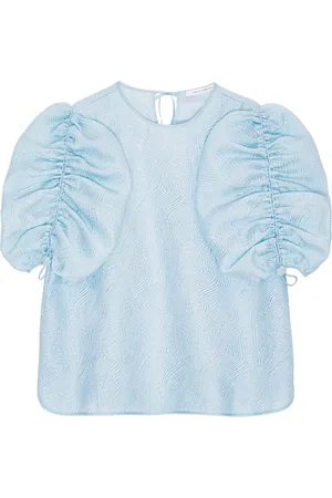 Cecilie Bahnsen Gathered-detail top