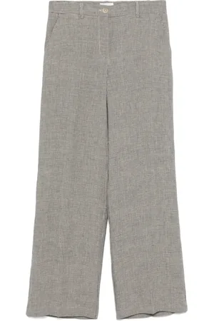 P.A.R.O.S.H. Linen straight-leg trousers