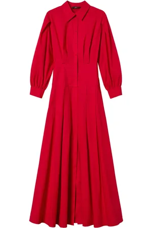 Twin-Set Long poplin shirt dress