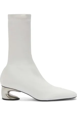 Jil Sander Metal-heel leather ankle boots
