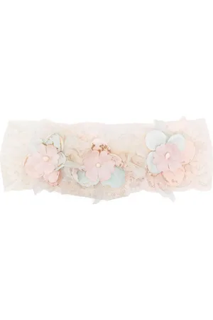 Amaya Floral-appliqué crown