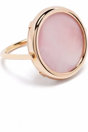 GINETTE NY 18kt rose mini Ever mother-of-pearl ring