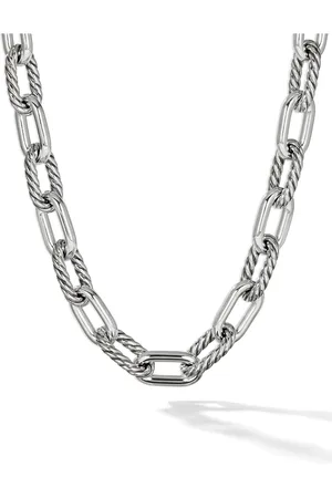 David Yurman Sterling DY Madison chain necklace (13.5mm)