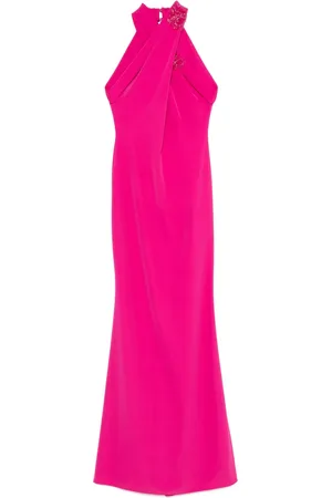 Cristallini Crystal-embellished maxi dress