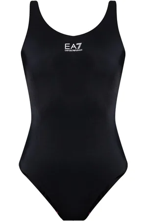 EA7 Logo-print swimsuit