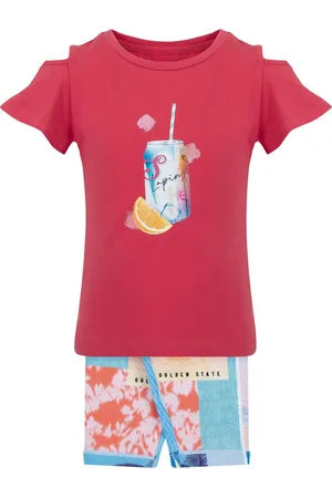 Lapin House Graphic-print short set