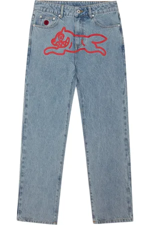 ICECREAM Logo print jeans