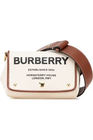 Burberry 2018-2024 Canvas Horseferry Hackberry crossbody bag