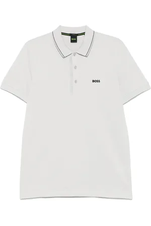 HUGO BOSS Piqué-weave polo shirt