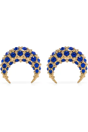 Marine Serre Moon stud earrings